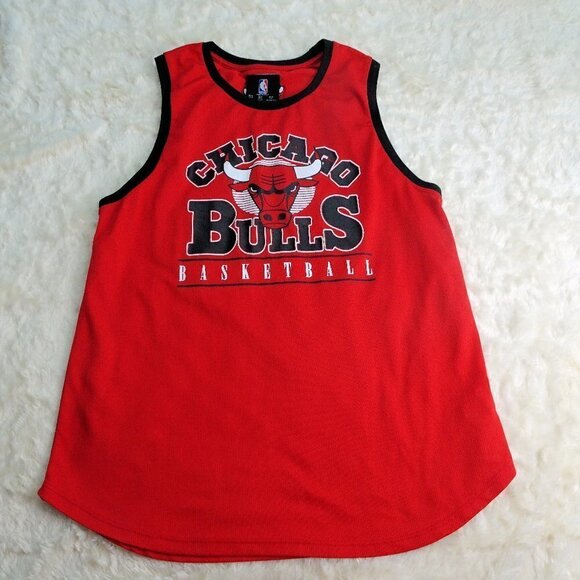 NBA Chicago Bulls Basketball Red Tank Top Medium - Picture 1 of 5